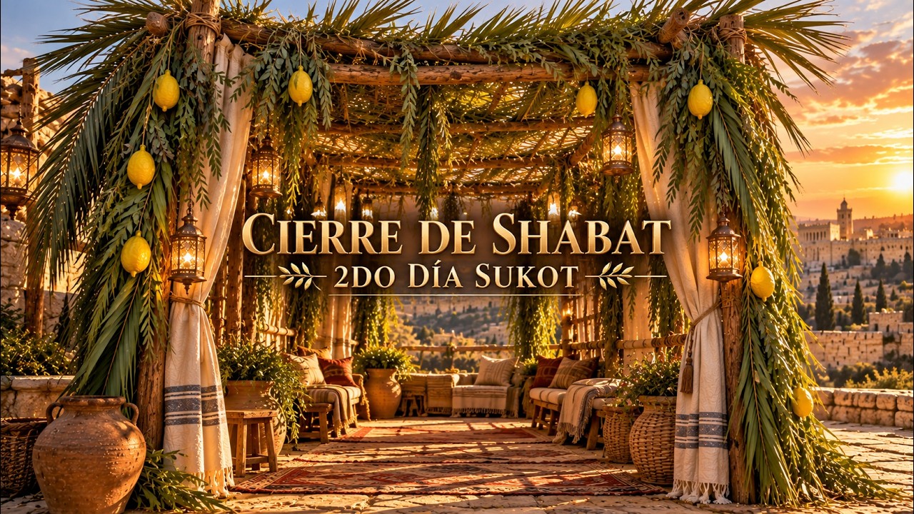 🍋🌿🌿 CIERRE DE SHABAT / INICIO 2DO DIA DE SUKKOT 5787 🌿