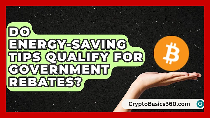 Do Energy-Saving Tips Qualify for Government Rebates? | Home Appliance Report