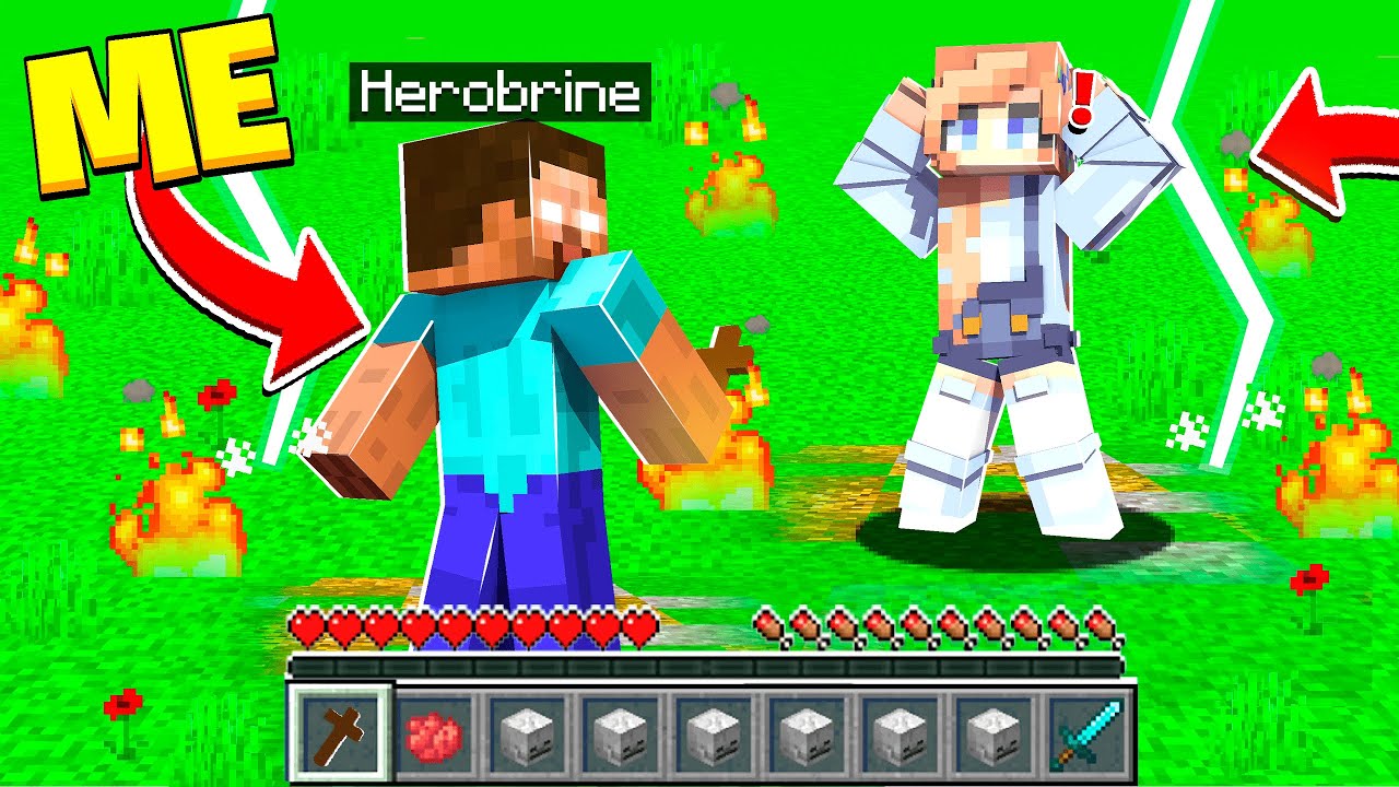 I Became HEROBRINE in Minecraft! - Minecraft Trolling Video