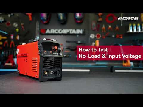 ARCCAPTAIN CUT50 | How To Test No-Load & Input Voltage