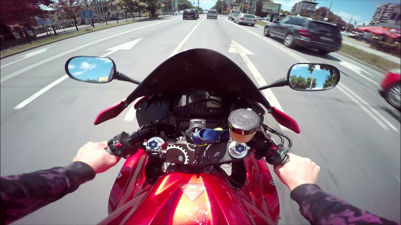 CBR600RR 2007 POV City Ride + QuickShifter & Pit Limiter YouTube