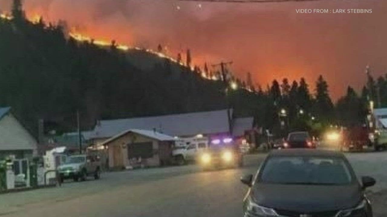 Firefighters work together to save small town in Okanogan County from