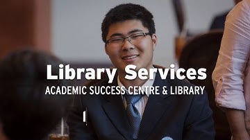 Library Services is here to help you succeed (2020 version)