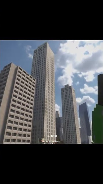 C4 vs Building Teardown Explosion Experiment #short - YouTube