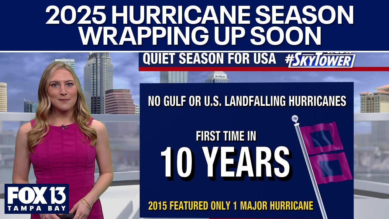 No tropical activity as hurricane season winds down