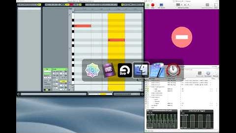 Ableton Live to Osculator to Quartz Composer