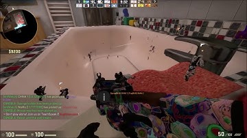 CS:GO Zombie Escape Mod ze_bathroom_v2_4 [Level 1 & 2] GFL