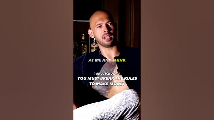 ANDREW TATE YOU MUST BREAK THE RULES TO MAKE MONEY