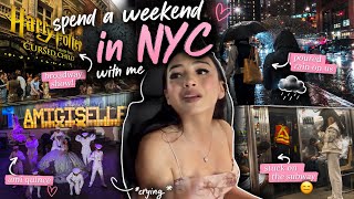 Spend a weekend in NYC with me *very chaotic* 