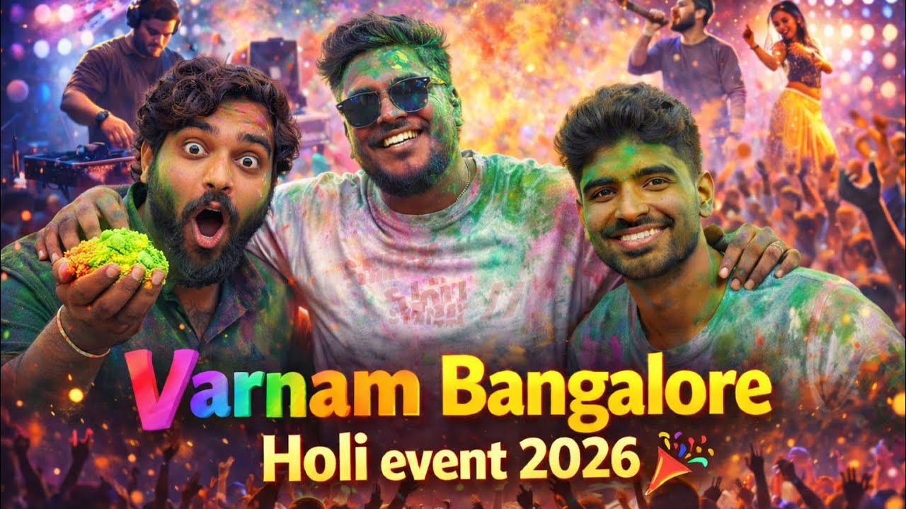 Varnam Bangalore Holi event 2026