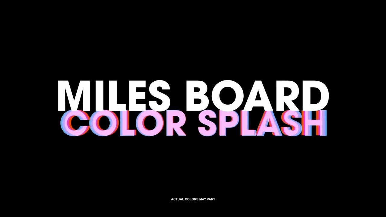Miles Board Color Splash Accessory Bundle