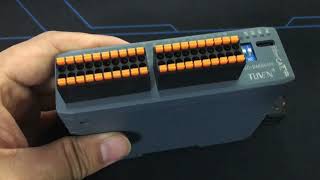 TWEC-DA8844PC EtherCAT Mixed IO Module 8DI 8DO PNP 4AI 4AO 0/4–20mA