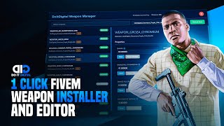 FiveM Weapon Manager  Installer & Meta Editor | Auto Scanner, ESX/QB/ox | Install & Edit Any Weapon