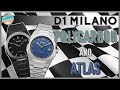 I'm Impressed! | D1 Milano Double Review Of The Polycarbon Quartz & Atlas Automatic Unbox & Review