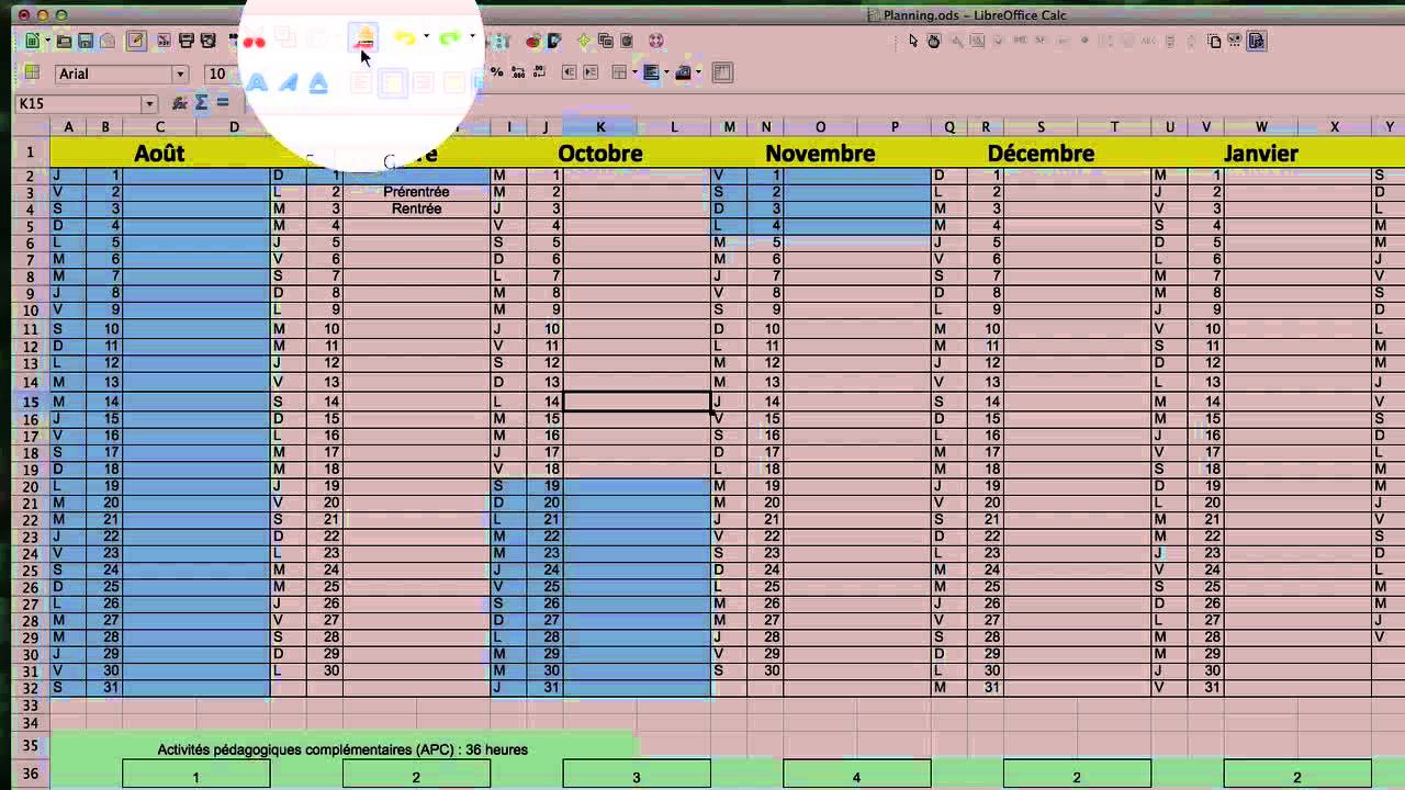 Le Tableau Des 108 Heures Agenda Ecole Mis A Jour Tilekol Org