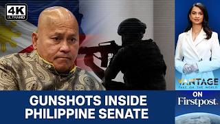 Philippine Senate Rocked by Gunfire as ICC wanted Senator Evades Arrest | Vantage on Firstpost | 4K