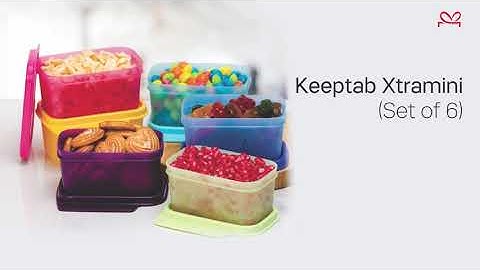Rectangle Refrigerator Container Keep Tab 160ml 6pc