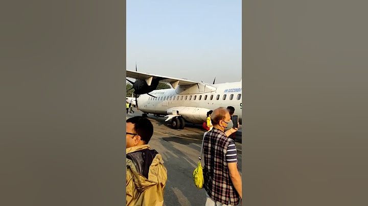 Our flight over the Mount Everest from Kathmandu....with Yeti Airlines