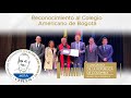 Condecoracin colegio americano de bogot