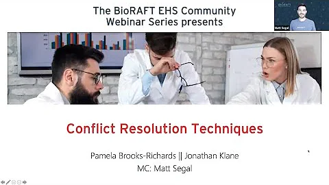 Conflict Resolution Techniques  BioRAFT EHS Commun...