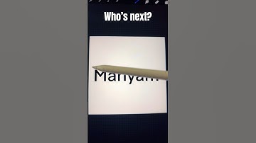 Name series ✨~pick 3 colors|Procreate #satisfying #art #sub #nameart #requestedvideo #shorts