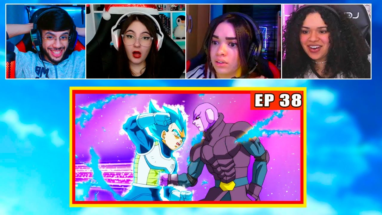 Hit humilha Vegeta | 4 Pessoas Reagindo | Dragon Ball SUPER - EP 38