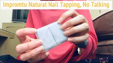 ASMR * Rummaging in my Backpack * Impromptu * Natural Nails * Fast Tapping & Scratching * No Talking