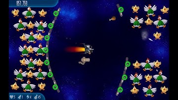 Chicken Invaders 5: Cluck of The Dark Side . Chapter 1: A Shot In The Dark . (Rookie) Gameplay