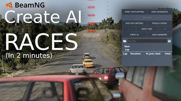 How to set up custom AI races in BeamNG (Hotlapping app)