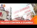 Preocupante discusión entre guardias y Carabineros