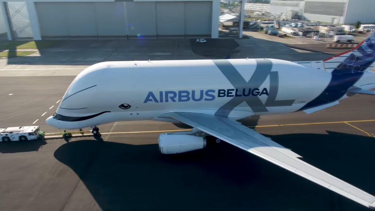 Você já viu o avião BALEIA ? Airbus BELUGA XL em seu primeiro voo