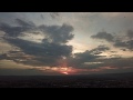 Sunset airplane from Mavic Pro drone