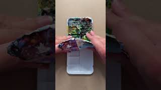 Paint peeling ASMR! #asmr #paintpeelingasmr #painting #art #acrylicpainting #asmrsounds