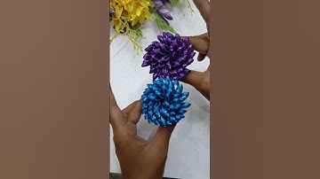 DIY Glitter Paper Flowers - Easy & Beautiful Crafts