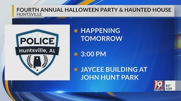 Fourth Annual Halloween Party & Haunted House | Oct. 17, 2025 | News 19 at 4 p.m.