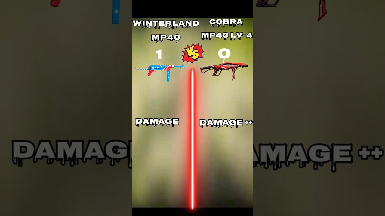 MP40 cobra 🤯vs MP40 Winterland🧐 which is best ?👍 
