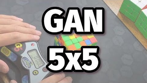 GAN 562 M 5x5 Prototype  (38.14 single) - Matty Hiroto Inaba from Hawaii