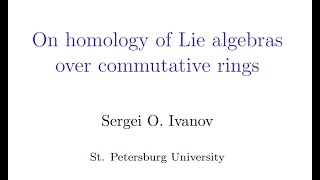 On homology of Lie algebras over commutative rings