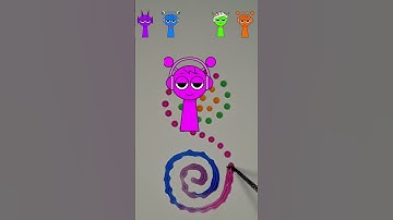 ASMR Color Mixing #sprunki #satisfying #asmr #color #oddlysatisfying