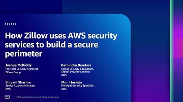 AWS re:Inforce 2023 - How Zillow uses AWS security services to build a secure perimeter (NIS303)