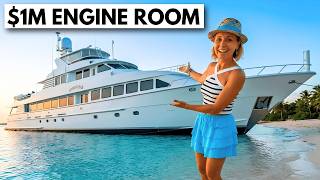 DON'T BUY NEW! 🤯 1995/2024 Hatteras 130 'LONE STAR' Luxury American Superyacht Tour