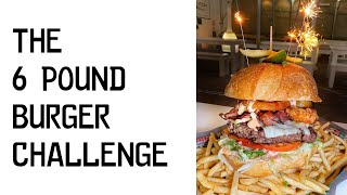 the 6 pound burger challenge.