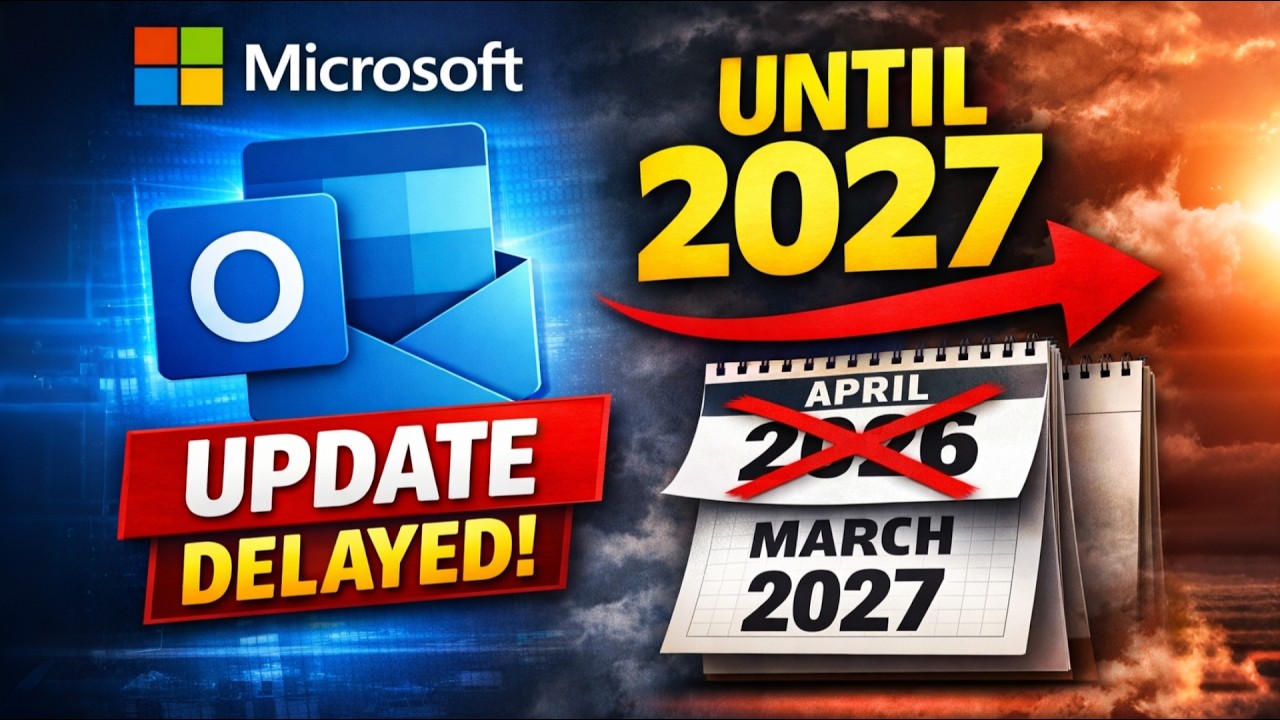 Microsoft Delays Forced Outlook Update Until 2027 – What It Means for ...