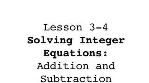 Multiplying Integers