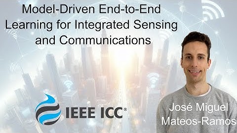 Model-Driven End-to-End Learning for Integrated Sensing and Communications