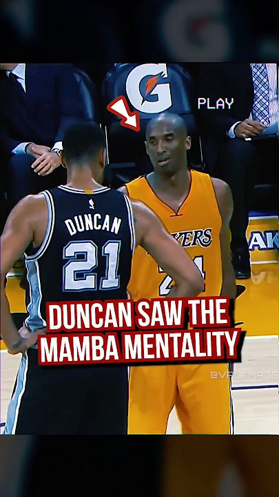 Even Tim Duncan Was Shook by Kobe 😳😏 #shorts #nba #kobebryant #timduncan