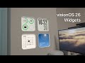visionOS 26 Widgets – Finally Useful? Full Walkthrough
