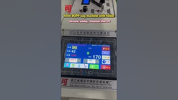 Automatic Bopp Side sealing bag making machine with folder Ultrasonic