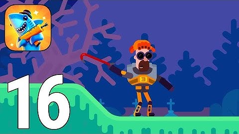 Bowmasters Gameplay Walkthrough Part 16 - Gabe Freeman [iOS/Android Games]