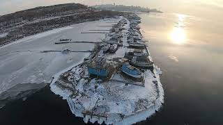 Начало ледостава Моргородок  Владивосток